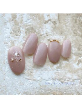 ネイルサロン クイル(QUILL)/8月ラメホロ(2)