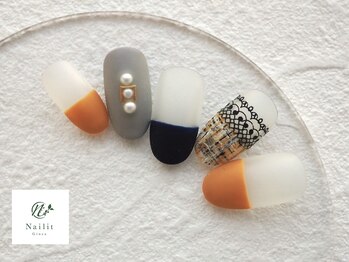 ネイリット 銀座(Nailit)/TWEED LACE ¥9600【¥10560】