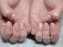 エーケーネイル(AKnail)/マグネットアート／ピンク