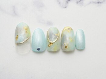 池袋ネイルサロン イイネイル(Ee-Nail)/初夏・天然石風ネイル初回￥7500
