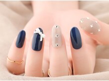 エムスラッシュ ソル センター南(M.SLASH SOL)/涼しげガーリーネイル