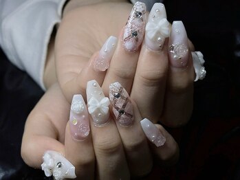 ネイルズバー 新宿店(Nails Bar)/ミルクパール・ブロッサム