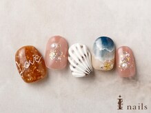 アイネイルズ 横浜EAST店(I-nails)/貝殻SummerLOVEネイル