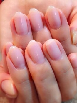 ユーネイル(U-nail)の写真/【自爪の補強に★ジェルネイル(クリア)¥4000】マットコートも対応可能♪初めての方にも♪