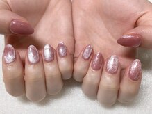 アルティノ ネイル ガーデン(altino nail garden)/マグネット×ピンク×オフィス