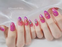 アリサネイル(ALISA NAIL)/手書きミラアートネイル