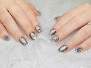 ビオトーププラス 銀座7丁目店(bio tope+)/夜空ネイル　銀座フィルイン