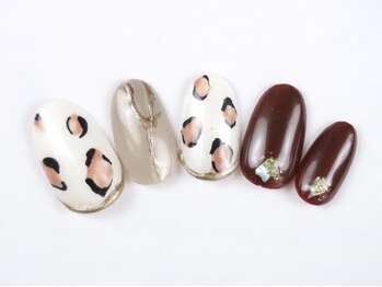 ネイルサロン アテナ(Athena)/アニマル柄ネイル