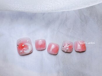 エンジェルガーデンネイル 池袋店(Angelgarden nail)/フットチークネイル♪