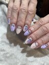 藤の花ネイル
