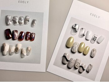 エデリー(Edely)の写真/“オシャレで可愛いの更新と継続”毎月新しいデザインが追加♪お気に入りのデザインで気分もUP↑