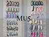 【ジェル】MU5サンプルお任せデザインコース+自爪育成ウォーターケア￥11000