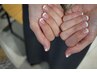 【ハンドジェル】フレンチネイル|自爪に優しいフィルイン◎オフ込み