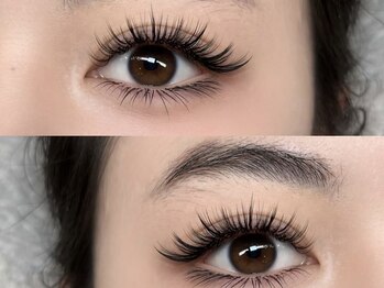 リナ 長堀橋店(Lina)の写真/フラットラッシュ&ボリュームラッシュのMIX◎無制限オーダーメイドつけ放題で、圧倒的に可愛い目元を再現♪