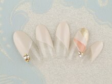 シューズネイルプロデュース/大人ブロッキングネイル