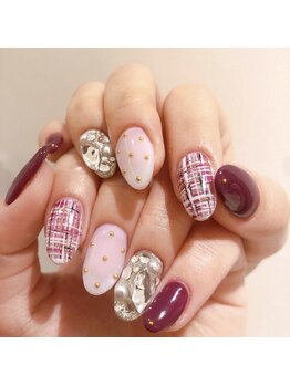 エトワール 御器所店(Etoile)/ツイードネイル