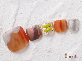春色バイカラーネイル8480円