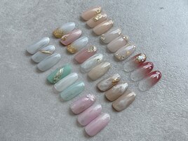 【ニュアンスネイル】