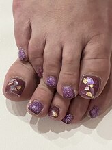 チェリーブロッサム(A CHERRY BLOSSOM)/シェル埋め込みパープル