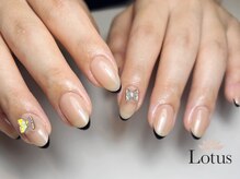 ロータス ネイルアンドアイラッシュ(Lotus)/バーチャルフレンチ