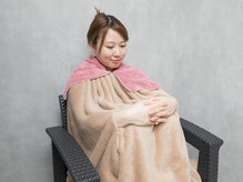 よもぎ蒸し温活専門店 -私だけのよもぎ蒸し- Lucero 【よもぎ蒸し/水素ケア】の雰囲気(マント:熱気を逃がさず保湿性の高いフリース素材)