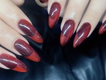 ネイルズバー 新宿店(Nails Bar)/ワイングロウ・オンブレ