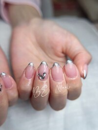 ギラギラフレンチネイル