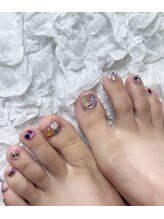 Charmyu./キラキラフットネイル