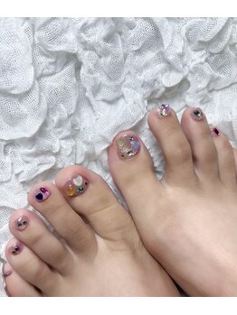 Charmyu./キラキラフットネイル