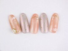 アムルーズ(Amoureuse)/上品パールフラワーネイル♪