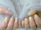 夏/花/押し花/ぷっくりフラワー