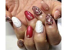 リエル(Riel)/ツイード＆ニットネイル☆オーダ