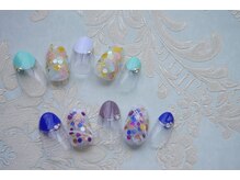 ネイルサロン ブリオン(Nail Salon Bullion)/カラフルドットネイル