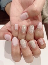 ネイルサロン リスタ(Rista)/シンプル　ラベンダーワンカラー