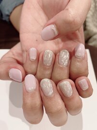 シンプル　ラベンダーワンカラー