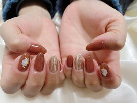 1月定額A アクセサリーネイル