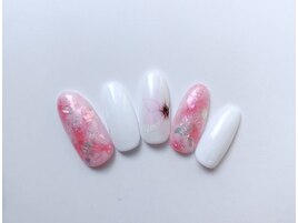 水彩お花アート