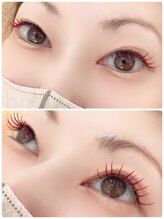 クリア アイラッシーズ アンド ネイルサロン シャイン(CLEAR & SHINE)/カラーエクステ《赤・紫》