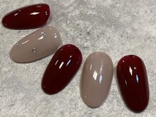 ネイルテリア ココ(nailterior COCO)/★ワンカラー+アート2本