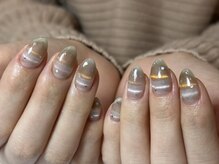 アイ ネイルズ 天神店(I nails)/ボーダーマグ　¥6500～