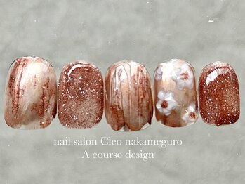 ニュアンスフラワーネイル