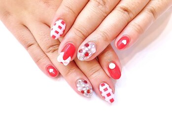 ネイルコレクション ベビーピンク(Baby Pink)/ジェルアート放題☆3Dリボン