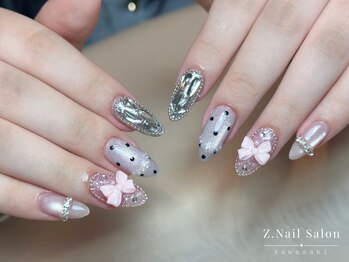 ゼットネイル(Z.Nail)の写真/【500種以上の豊富なパーツ有り】王道～流行りやキャラクターまで幅広く対応◎ 持ち込みデザインも歓迎！