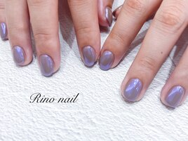 シンプルミラーネイル