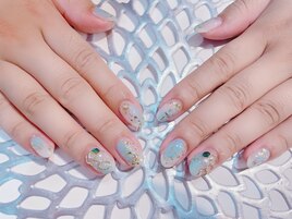 ＃ニュアンス＃夏ネイル