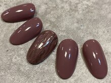 ネイルテリア ココ(nailterior COCO)/★ワンカラー+アート2本