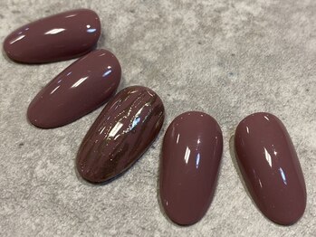 ネイルテリア ココ(nailterior COCO)/★ワンカラー+アート2本