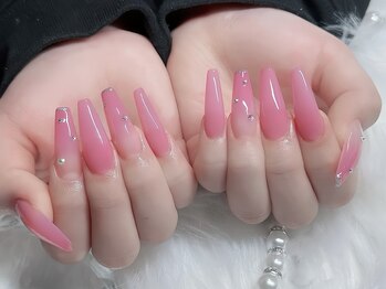 リンネイル 新大久保店(Rin Nail)/#長出し #ワンカラー