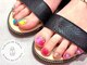 ネイルズガッシュトウキョウ 横浜西口店(NAILsGUSH TOKYO)の写真/おしゃれは足元から♪うるキラから派手かわいいまで挑戦できちゃう！イベントや旅行前にもおすすめ☆