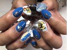 ダブルムーンビューティフル(DOUBLEmoonBeautiful)/ライブで元気にLOGOネイル♪